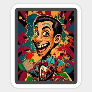 Graffiti Pee Wee Sticker